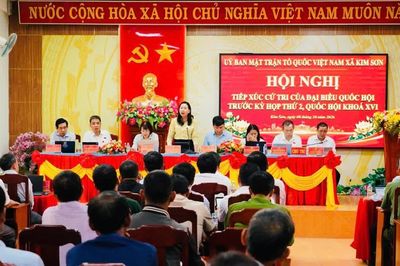 Đoàn đại biểu Quốc hội tỉnh Gia Lai tiếp xúc cử tri 2 xã Kim Sơn và Phù Mỹ Tây