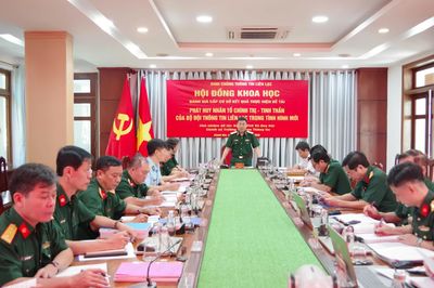 Đánh giá cấp cơ sở đề tài khoa học cấp Bộ Quốc phòng của Trường Sĩ quan Thông tin
