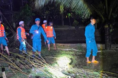 Xã La Dạ kịp thời xử lý, khắc phục các sự cố do mưa lũ