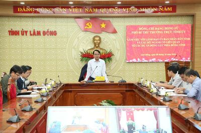 Rà soát tiến độ các dự án động lực phía Đông Lâm Đồng