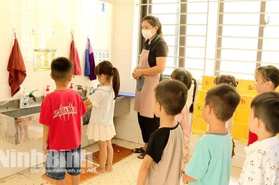 Tăng cường phòng, chống bệnh tay chân miệng ở các trường mầm non
