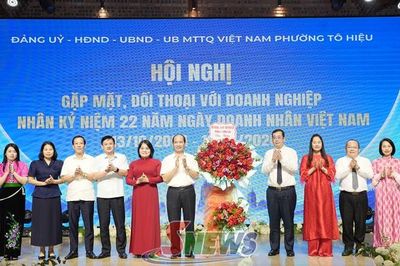 Hội nghị gặp mặt, đối thoại với doanh nghiệp nhân kỷ niệm 22 năm Ngày Doanh nhân Việt Nam