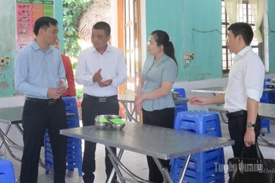 Phó Chủ tịch UBND tỉnh Đỗ Anh Tuấn kiểm tra tại Trường Phổ thông nội trú Tiểu học và THCS Pà Vầy Sủ