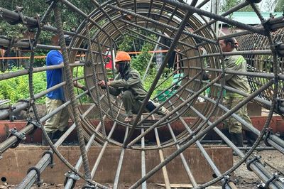 Thi công những hạng mục đầu tiên tuyến đường trên cao xuyên rừng Mã Đà