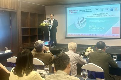Hơn 350 doanh nghiệp hội tụ tại Ceramics & Stone Vietnam 2026