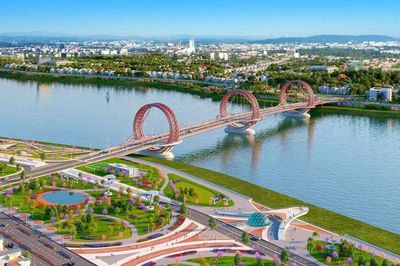 Quảng Ngãi khởi công cầu Trà Khúc 1 theo kết cấu dây võng, nổi bật hình tượng "bờ xe nước" với kiến trúc hiện đại