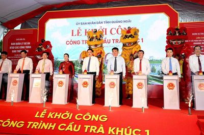 Quảng Ngãi: Thông tin tiếp về khởi công công trình Cầu Trà Khúc 1
