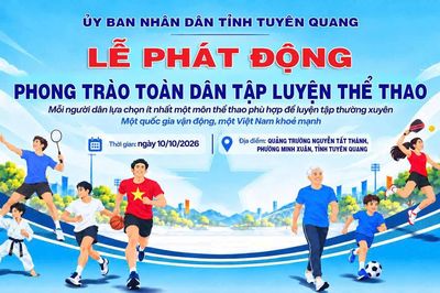 Tuyên Quang lan tỏa phong trào rèn luyện thể thao trong cộng đồng