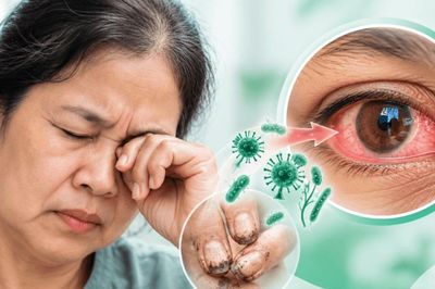 Dụi mắt bằng tay bẩn, người phụ nữ suýt mất thị lực