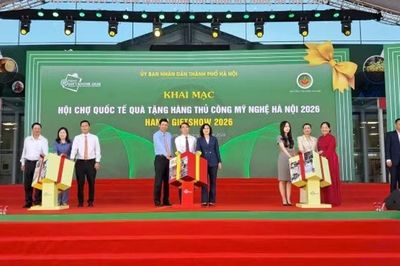 Khai mạc Hội chợ quốc tế Quà tặng hàng thủ công mỹ nghệ Hà Nội năm 2026