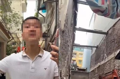 Công an phường Tương Mai tiếp nhận trình báo vụ tranh chấp phá dỡ công trình