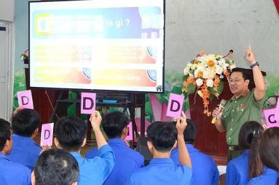 Công an Đồng Tháp tăng cường công tác tuyên truyền phòng, chống ma túy