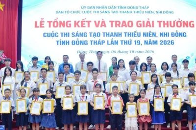 Đồng Tháp: 'Thắp lửa' đam mê sáng tạo cho thanh thiếu niên, nhi đồng