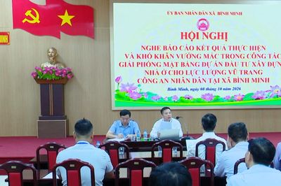 Tháo gỡ khó khăn GPMB dự án NƠXH cán bộ chiến sỹ tại xã Bình Minh