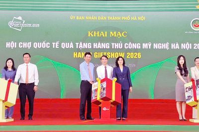 Khai mạc Hội chợ quà tặng thủ công mỹ nghệ Hanoi Giftshow