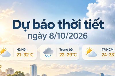 Thời tiết hôm nay 8/10: Trung bộ có nơi mưa trên 200 mm, Bắc bộ ngày nắng