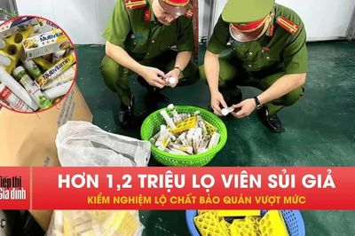 Hơn 1,2 triệu viên sủi giả nhắm vào trẻ em bán tràn lan