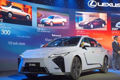 Lexus ES 2026 chỉ còn hai phiên bản hybrid và thuần điện tại Việt Nam