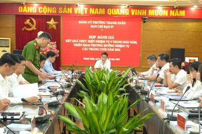 Phường Thanh Xuân rà soát tiến độ, nâng chất lượng chuyển đổi số