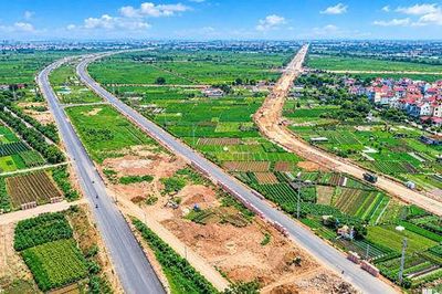 Diện mạo đường song hành Vành đai 4 đoạn qua Hà Nội trước ngày thông xe