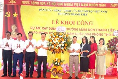 Khởi công xây mới Trường Mầm non Thanh Liệt