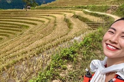 Á hậu Hoàng Oanh có trải nghiệm đáng nhớ ở Mù Cang Chải