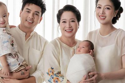 Mẹ vợ và 2 con trai Hồ Quang Hiếu gây chú ý