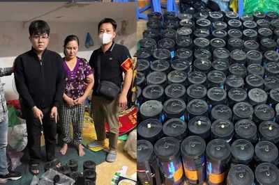 Triệt phá kho 'bóng cười' tại Hà Nội, tạm giữ nhóm đối tượng liên quan