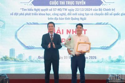 Quảng Ngãi: Trao giải cuộc thi trực tuyến tìm hiểu Nghị quyết 57