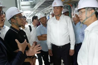 Chánh án Tòa án nhân dân tối cao Nguyễn Văn Quảng khảo sát tiến độ dự án Fab-Lab tại Đà Nẵng