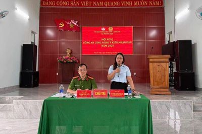 Công an xã Phước Hiệp phát huy tinh thần gần dân, trọng dân