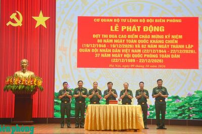 Cơ quan Bộ Tư lệnh Bộ đội Biên phòng phát động thi đua cao điểm chào mừng kỷ niệm Ngày toàn quốc kháng chiến và thành lập Quân đội nhân dân Việt Nam