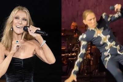 Pha xử lý đẳng cấp của danh ca Celine Dion khi trượt ngã trên sân khấu
