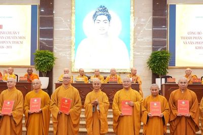Giáo hội Phật giáo Việt Nam TPHCM công bố nhân sự chủ chốt nhiệm kỳ mới