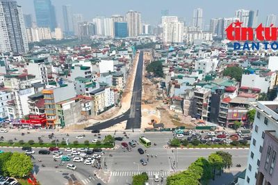 Vành đai 2,5 Hà Nội đồng loạt thảm nhựa, sẵn sàng thông xe