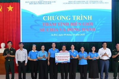 Chương trình 'Thắm tình biên giới – Chia sẻ và đồng hành' tại xã biên giới Ia Rvê