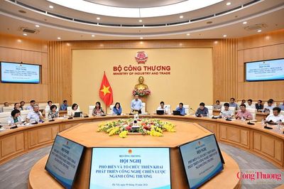 Chùm ảnh: Hội nghị phổ biến và tổ chức triển khai phát triển công nghệ chiến lược ngành Công Thương