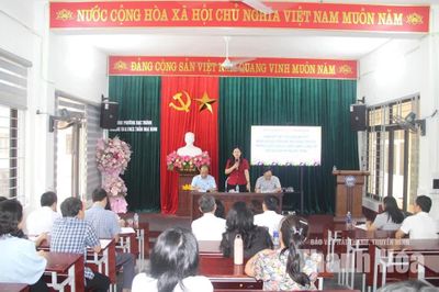 Khảo sát việc sắp xếp các cơ sở giáo dục công lập tại phường Hạc Thành