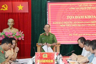 Bắc Ninh: Tọa đàm bảo đảm an toàn giao thông cho học sinh, sinh viên