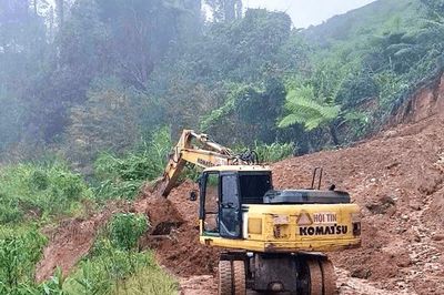 Mưa lớn, xuất hiện nhiều điểm sạt lở tại các xã miền núi