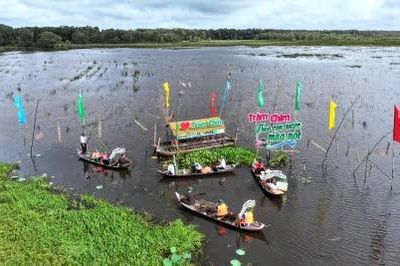 Ra mắt chuỗi hoạt động trải nghiệm 'Tràm Chim - Theo con nước mùa nổi'