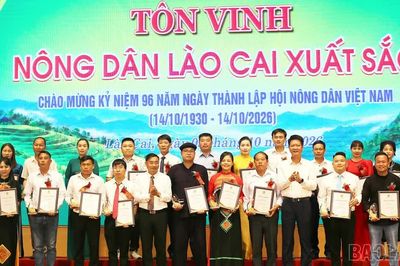 Tôn vinh 96 “Nông dân Lào Cai xuất sắc” năm 2026