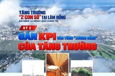 Tăng trưởng '2 con số' tại Lâm Đồng: Khi GRDP là mệnh lệnh chính trị