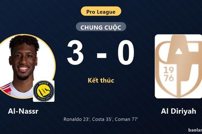 Thắng đậm Al Diriyah, Al-Nassr bám sát nhóm đầu Pro League
