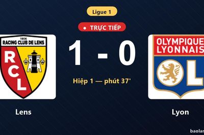 TRỰC TIẾPTrực tiếp Lens vs Lyon: Hiệp 2 bắt đầu, Lens dẫn 1-0