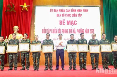 Diễn tập chiến đấu phòng thủ xã, phường năm 2026 thành công tốt đẹp