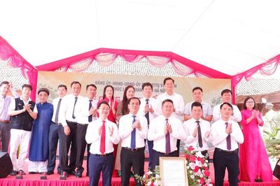 Hà Nội: Phúc Lộc đón nhận quyết định công nhận điểm du lịch đình Vân Cốc