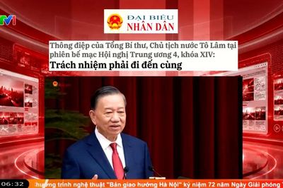 Điểm báo VTV1: Trách nhiệm phải đi đến cùng