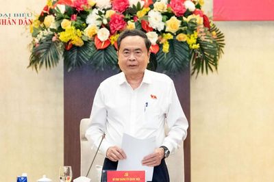 Bí thư Đảng ủy Quốc hội Trần Thanh Mẫn chủ trì Hội nghị lần thứ Sáu Ban Chấp hành Đảng bộ Quốc hội