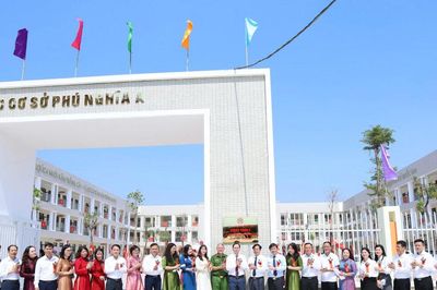 Phú Nghĩa (Hà Nội): Khánh thành ngôi trường mới dịp kỷ niệm Giải phóng Thủ đô